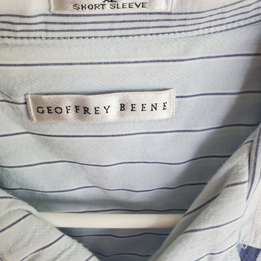 Geoffrey Beene XL Short Sleeve Blue